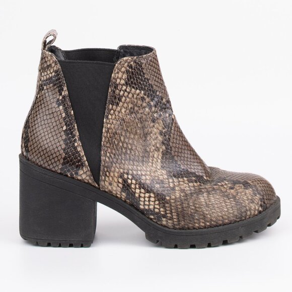 Dirty Laundry Lita Python Snake Print Chelsea Boots – Women’s 6 - Picture 12 of 14